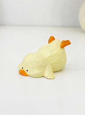手工木雕桌面摆件可爱解压