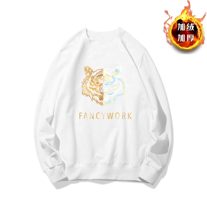 一线品牌外贸原厂清仓异色老虎头薄款加大卫衣男潮牌虎年春秋长袖 - 图2