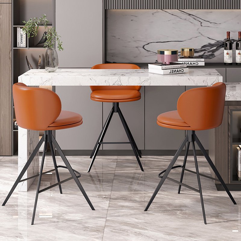欧式吧台椅子高脚凳旋转靠背家用现代简约轻奢网红款中岛台椅7221,淘宝优惠券,粉丝福利购,淘宝优惠卷