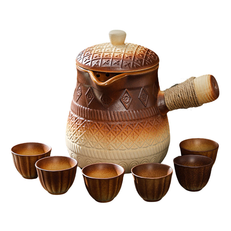 超大容量烤奶罐可明火干烧大壶侧把煮茶围炉专用陶壶罐罐烤奶茶壶,淘宝优惠券,粉丝福利购,淘宝优惠卷