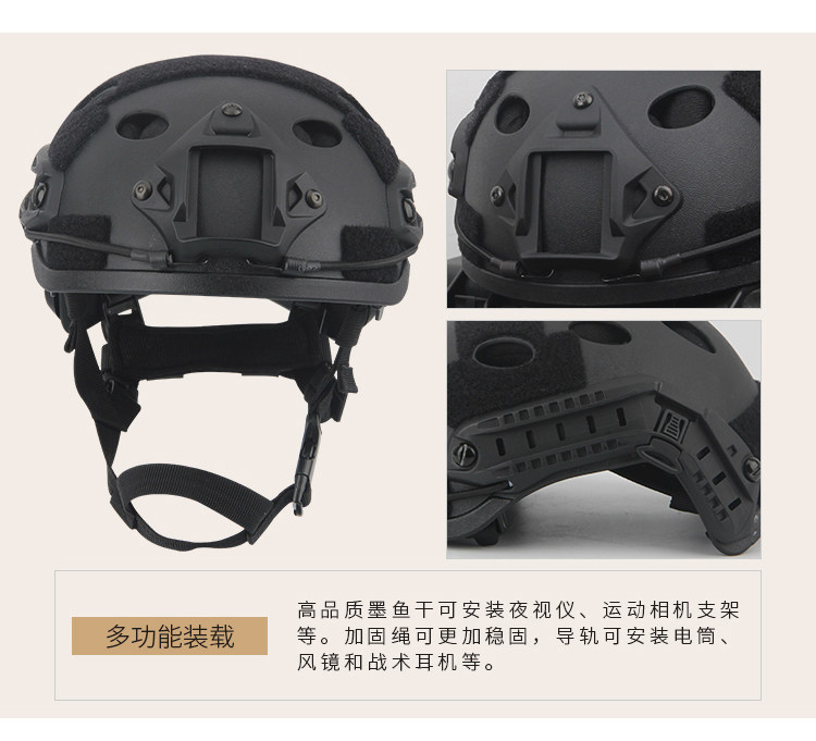 儿童真人cs野战防护头盔FAST多功能户外运动轮滑骑行防撞盔安全盔