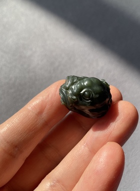 原创挂件小众天然和田玉情侣