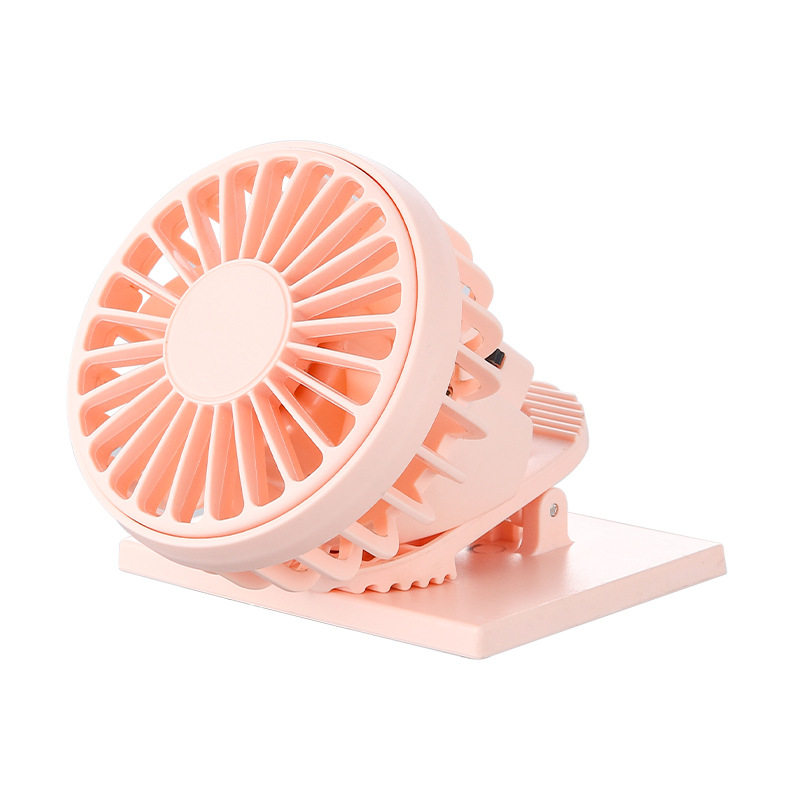 USB充电便携挂包多角度调节太阳能口袋折叠电风扇太阳能风扇帽