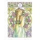 Imported genuine Art Nouveau Linoman cards