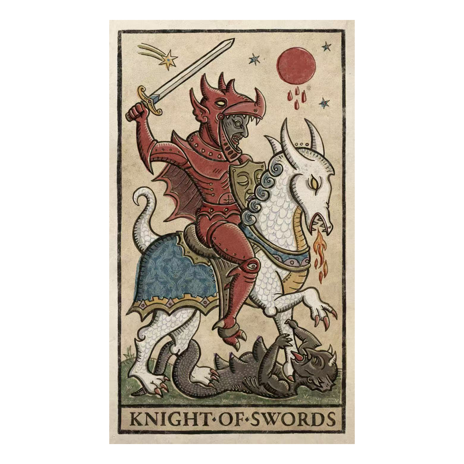 【现货】原装正版 新异月邪月塔罗牌 Trionfi Della Luna Tarot - 图2