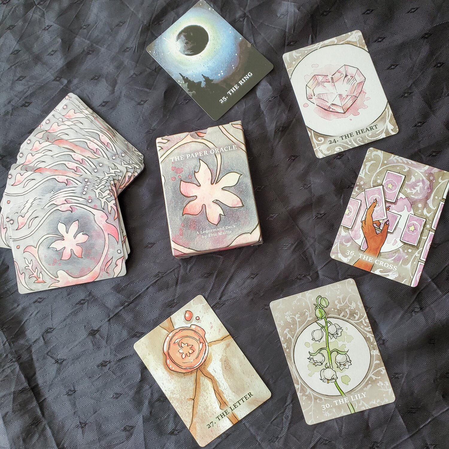 【现货】进口正版 剪纸利诺曼卡牌 Paper Oracle Lenormand - 图2