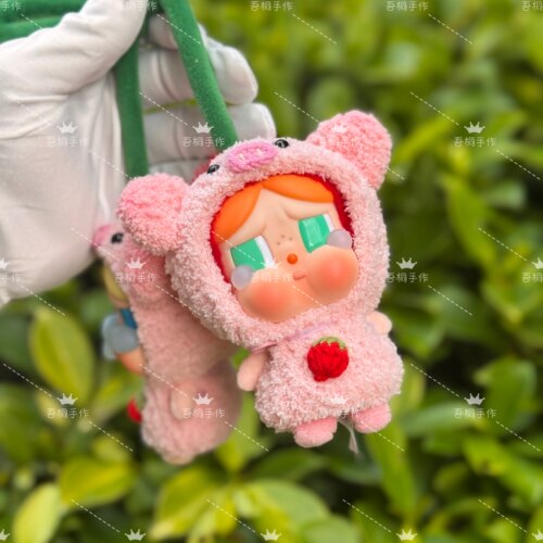 泡泡玛特哭娃CRYBABY爱神的眼泪系列搪胶潮流挂件diy娃衣衣服 - 图0