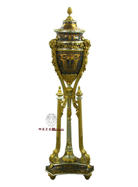 纯手工彩绘雕花金箔欧式风装饰品