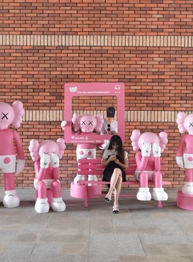 玻璃钢雕塑网红卡通人物装饰摆件