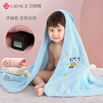 Clean and elegant baby bath towels ultra soft absorbent speed dry cover blanket newborn baby first bath children Summer 1878