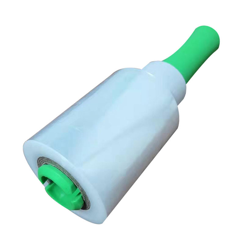 PE小卷5cm缠绕膜打包膜搬家工业保鲜膜6cm拉伸膜包装膜10cm手柄膜 - 图3