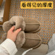 Henan Sangpo sheep fur all-in-one thick-soled star drag Baotou drag casual genuine leather thickening and heightening fur slippers for women