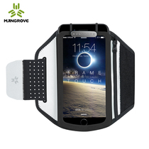 Mangoff mobile phone arm sleeve running mobile phone bag sports arm cover touch screen arm bag Apple Huawei universal mobile phone protective sleeve