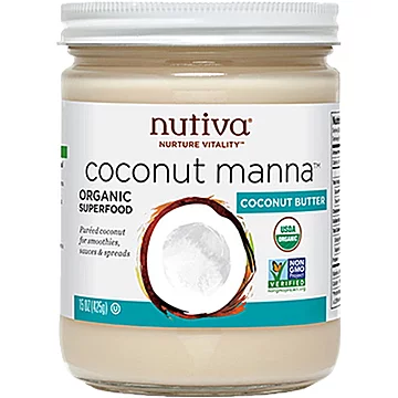 Nutiva有机椰子果酱椰浆冰激凌甘露