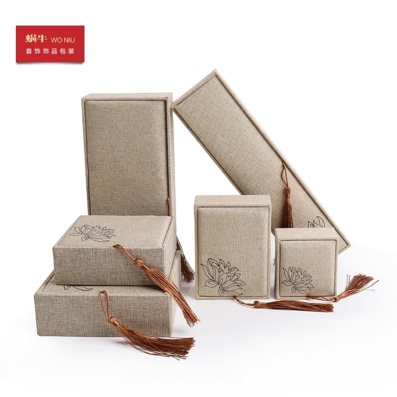 19LSH麻莲花流苏盒手镯盒手串盒首饰盒饰品收纳盒礼品盒定制LOGO,淘宝优惠券,粉丝福利购,淘宝优惠卷