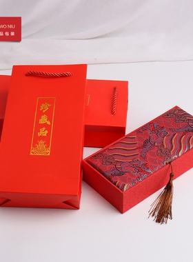 32STD袋子红色珍藏品手提袋首饰包装袋礼品袋梳子盒袋可LOGO