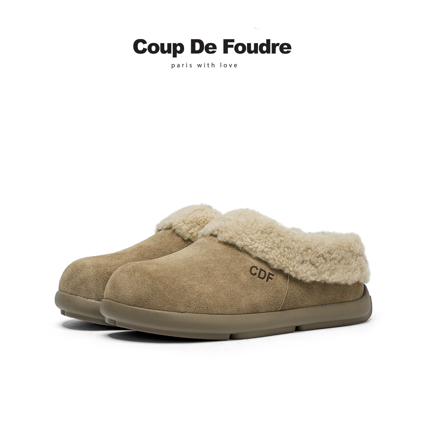 CDF女鞋2025潮流百搭雪地靴秋冬新款圆头低跟厚绒休闲女靴潮,淘宝优惠券,粉丝福利购,淘宝优惠卷