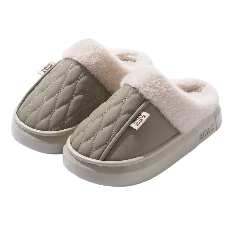 买一送一棉拖鞋女情侣冬季2025新款防水室内家居防滑保暖棉拖鞋男,淘宝优惠券,粉丝福利购,淘宝优惠卷