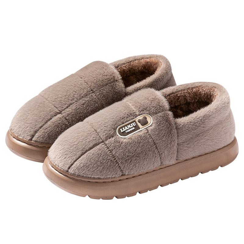 大码棉拖鞋男冬季2024新款室内家居46男式47厚底男士毛拖鞋秋冬款,淘宝优惠券,粉丝福利购,淘宝优惠卷