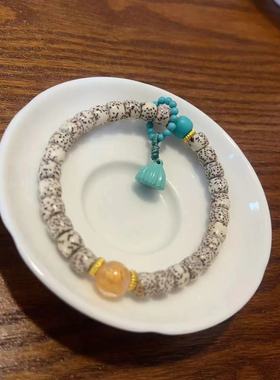 新款精品星月老型搭配绿松石莲蓬文玩配件手工DIY手串时尚饰品配