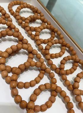 新款精品原皮猴头荔枝纹单圈文玩配饰手链盘玩念珠佛珠饰品