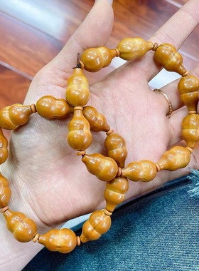 新品橄榄核葫芦手链文玩时尚饰品佛珠手串小红书同款饰品礼物