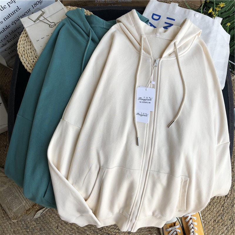 2020春秋冬新款奶白色韩版盐系卫衣 天佳丽卫衣/绒衫