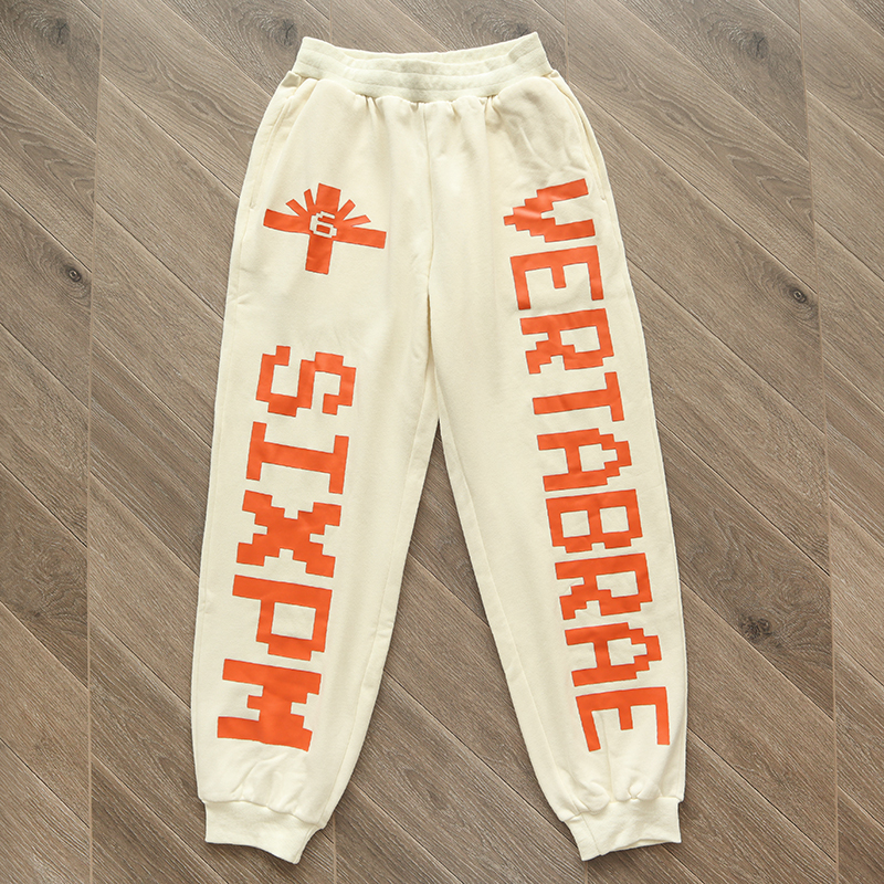 Vertabrae sweatpants 立体字母3色运动男女休闲长裤 - 图1