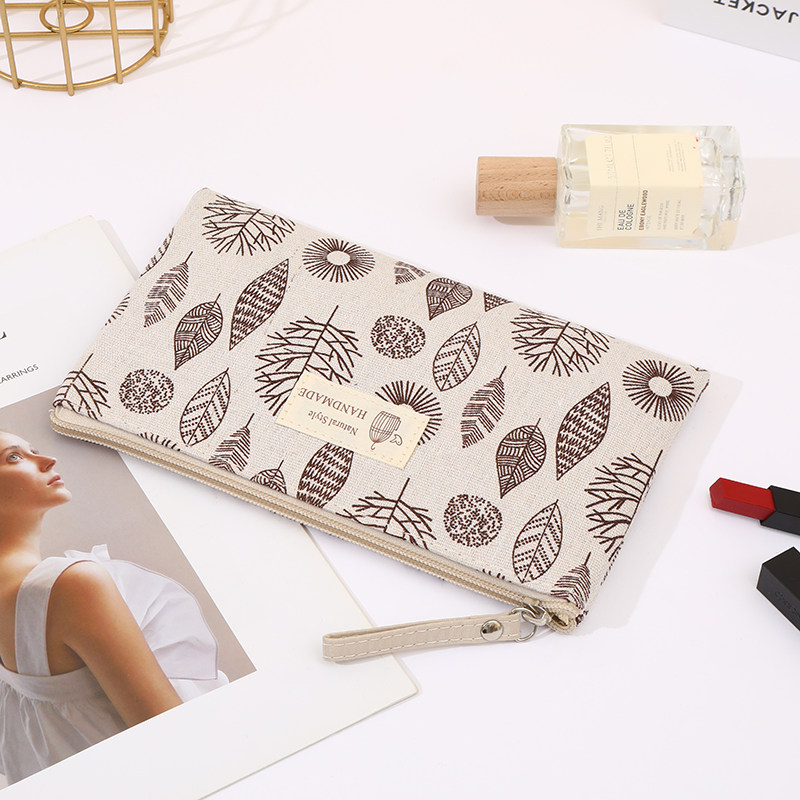 多功能帆布化妆包便携外出布艺拉链洗漱袋女士钥匙手机零钱收纳袋,淘宝优惠券,粉丝福利购,淘宝优惠卷