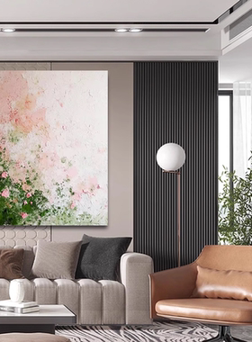 装饰手绘油画《铃兰》高端肌理轻奢餐厅酒店家装设计师推荐装饰画