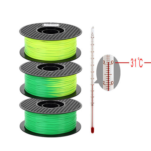 3D打印机耗材 变色pla材料 温变色渐变热敏感线材笔丝 1.75mm 1kg - 图2