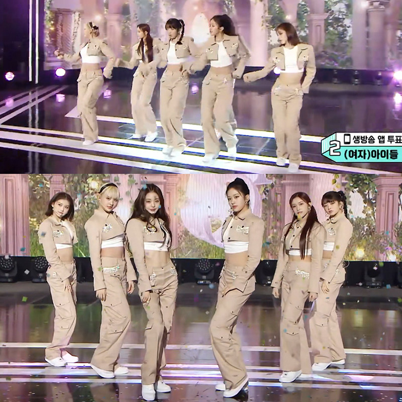 韩国女团ive同款love dive舞台打歌服爵士舞表演出服潮工装套装酷_虎窝淘