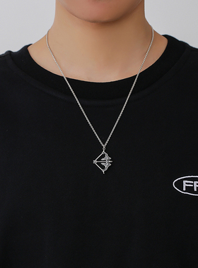 【狂风之力】英雄联盟/LOL联名装备小众设计感女复古纯银项链男潮