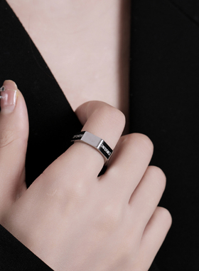 原创钛钢七角螺母钛钢戒指