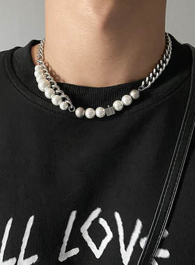 奇志爷爷钛钢男士潮流项链