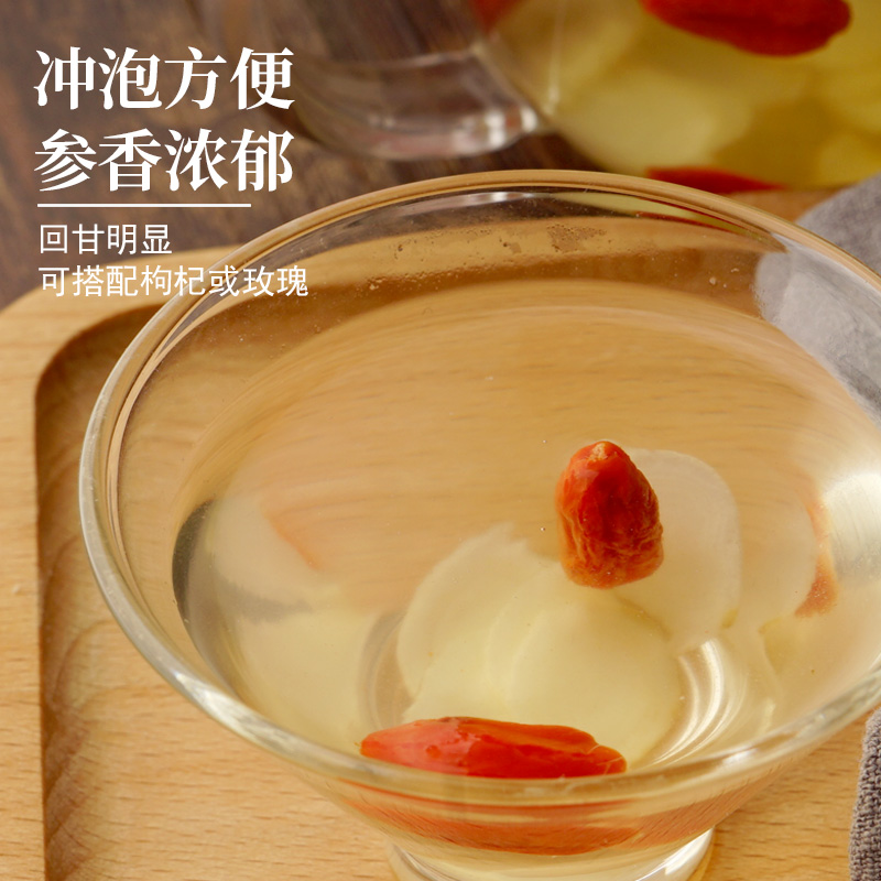 向辉西洋参片6g/袋×10袋/盒正品旗舰店吉林长白山花旗参片小袋装