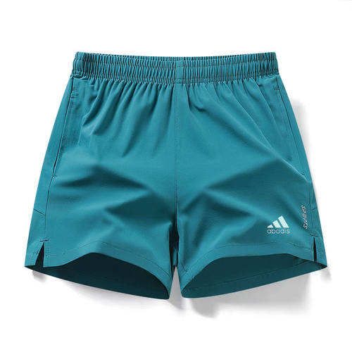 夏季运动短裤男女款三分裤冰丝速干裤带口袋健身田径训练跑步球裤 - 图0