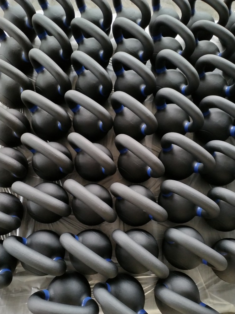 Fitness kettlebell home commercial competitive spray-coated kettlebell ball