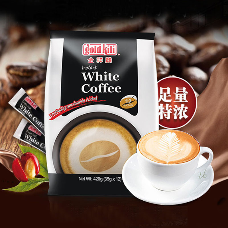 新加坡进口金祥麟袋泡式研磨无糖低脂纯黑咖啡过滤式冲泡咖啡200g - 图2
