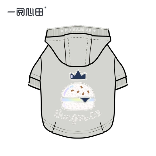 Yixin tian.com Красное плюшевая одежда для собак Осеннее плать