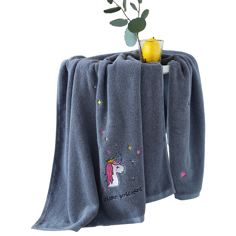 洁丽雅悠购专卖店洁丽雅浴巾家用纯棉速干吸水成人男女不掉毛加厚大号毛巾婴儿裹巾0