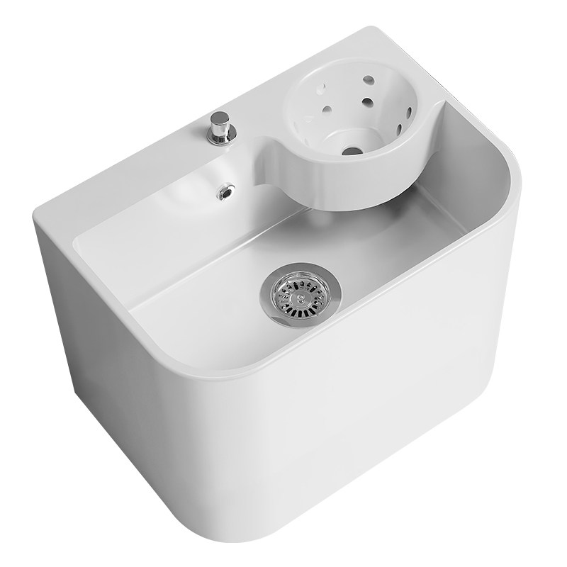 梦越陶瓷拖把池家用阳台卫生间拖布池带沥水篮带龙头孔拖把桶,淘宝优惠券,粉丝福利购,淘宝优惠卷