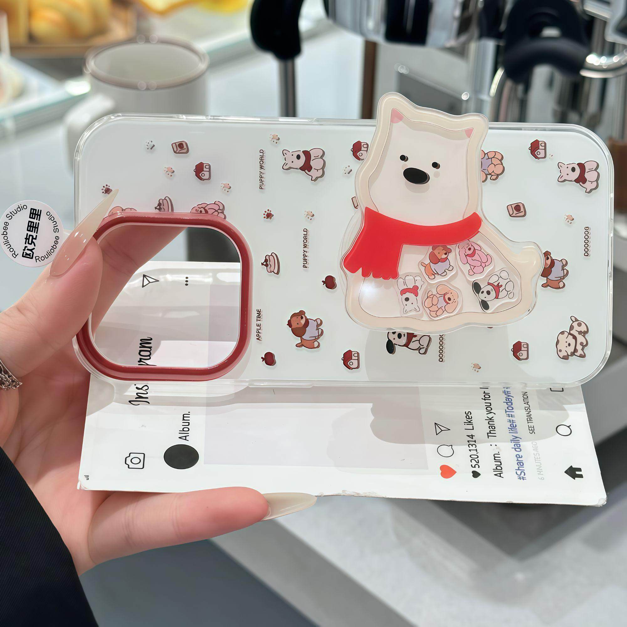 围巾西高地适用iPhone16pro手机壳14苹果17promax可爱13趣味12华为mate70新款k80双层vivos30小米15荣耀oppo,淘宝优惠券,粉丝福利购,淘宝优惠卷