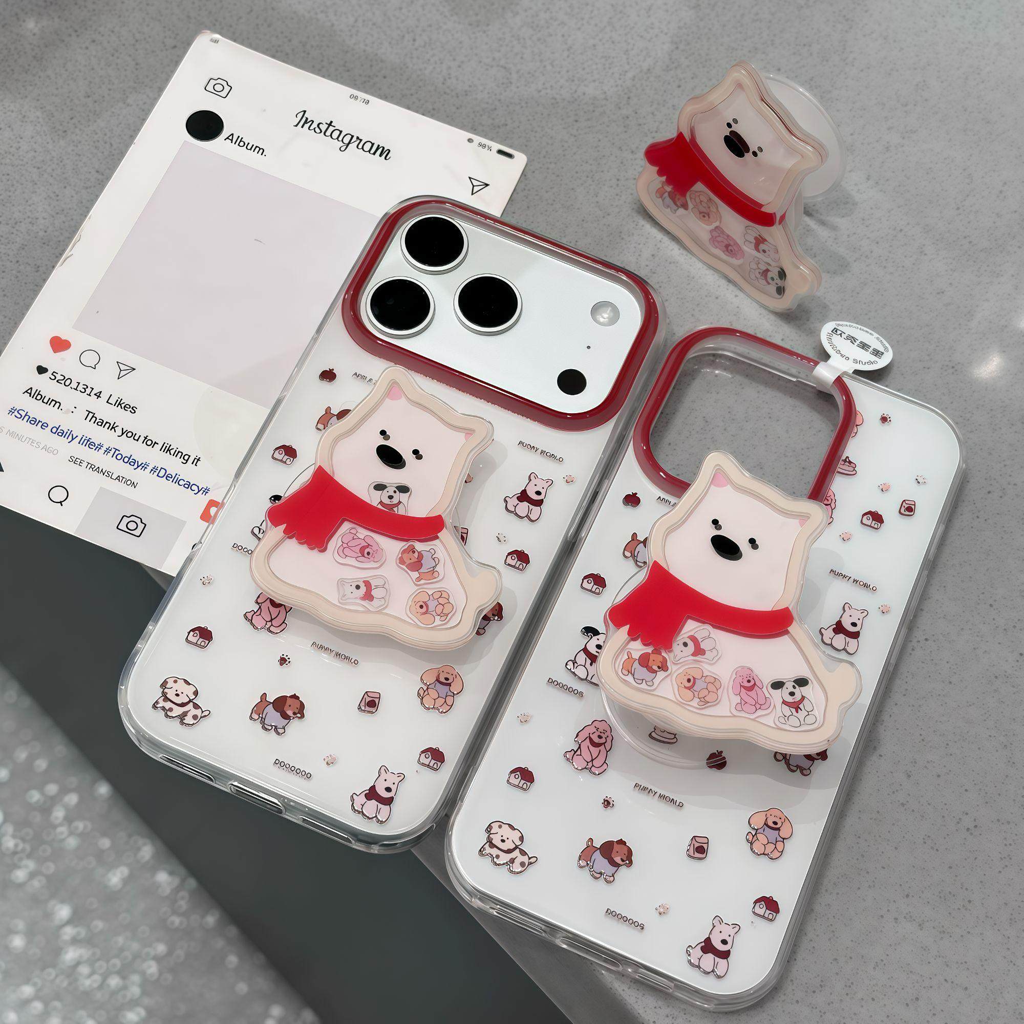 围巾西高地适用iPhone16pro手机壳14苹果17promax可爱13趣味12华为mate70新款k80双层vivos30小米15荣耀oppo,淘宝优惠券,粉丝福利购,淘宝优惠卷