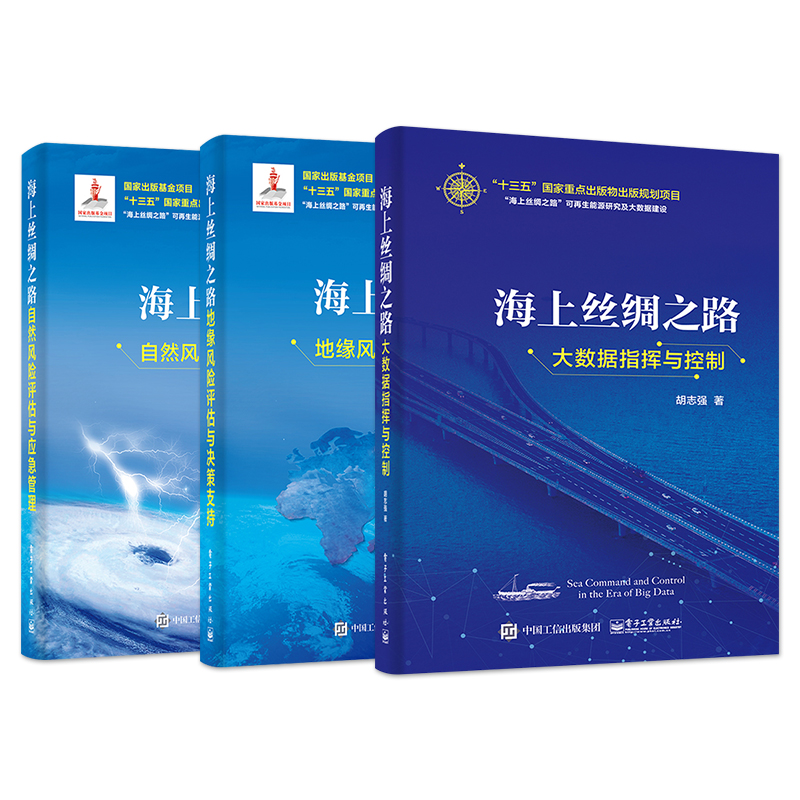 【全3册】海上丝绸之路大数据指挥与控制+地缘风险评估与决策支持+自然风险评估与应急管理 风险评估应急管理数学模型书籍 电子社 - 图3