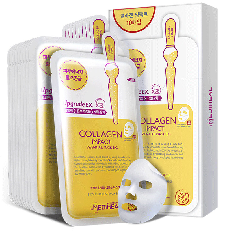 美迪惠尔韩国可莱丝胶原蛋白弹面膜 mediheal美迪惠尔贴片面膜