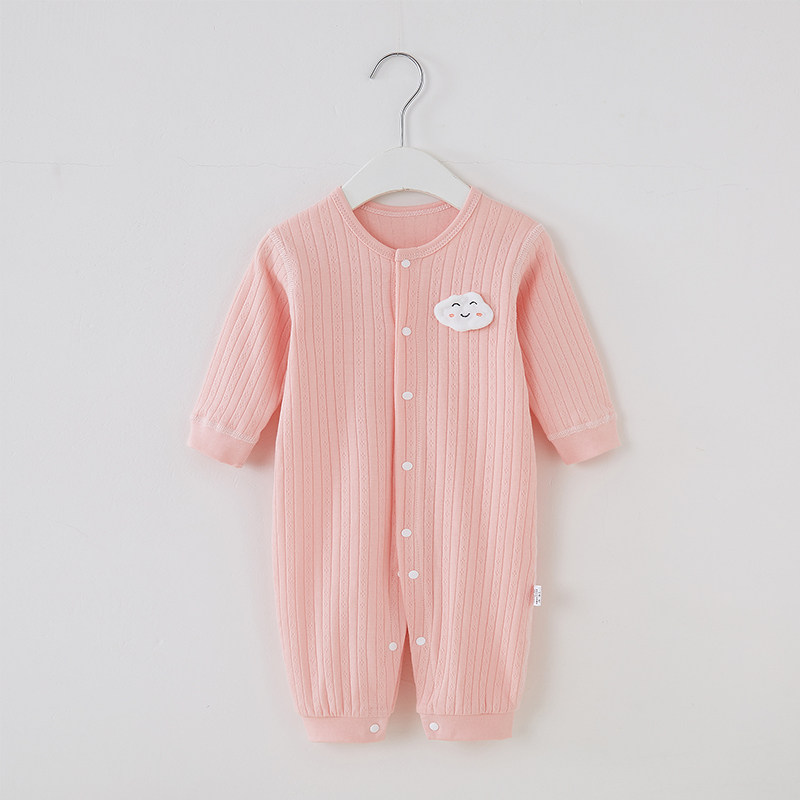 【撤柜专区】品牌专柜婴儿连体衣纯棉春秋款长袖新生哈衣爬服秋装,淘宝优惠券,粉丝福利购,淘宝优惠卷