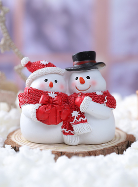 新款圣诞雪人小夜灯摆件小礼品