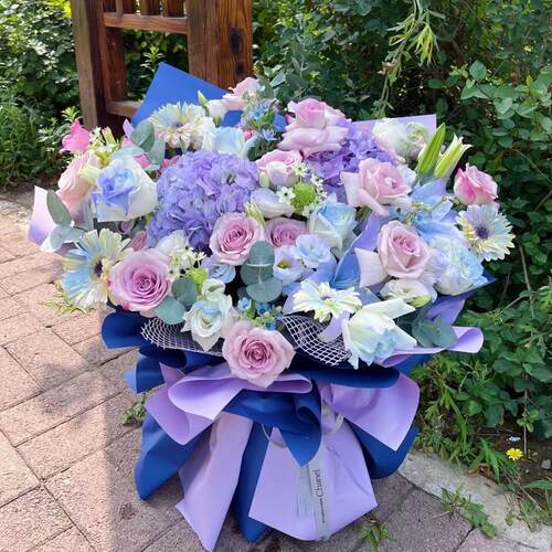 沈阳同城鲜花束鲜花红粉白玫瑰康乃馨向日葵速递生日送女友看病人 - 图3