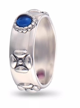 哈尔的戒指周边指环苏菲护身符纯银订制动漫镶嵌宫崎骏城堡